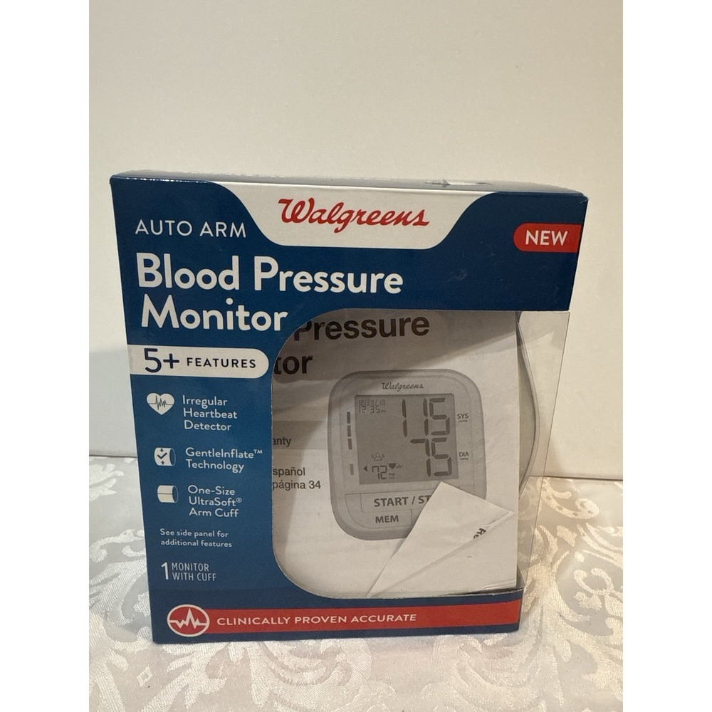 Walgreens Auto Arm Blood Pressure Monitor- 5+ Features